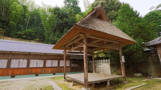 【奈良市】月ヶ瀬にある八幡神社能舞台